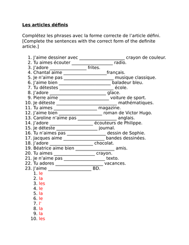 definite-and-indefinite-articles-in-french-lesson-study