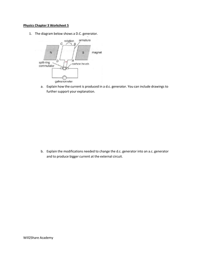 electromagnetic induction direct current and alternative current