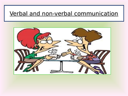 Verbal and Non-verbal communication lesson 1 | Teaching Resources