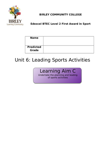 btec sport level 3 unit 6 assignment 2