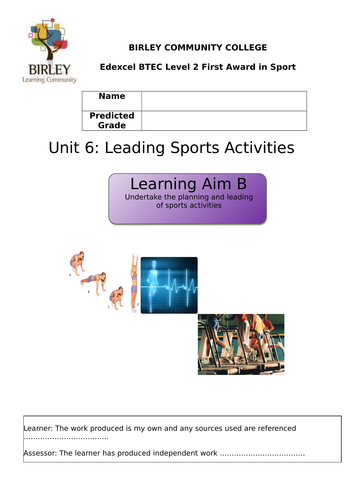 btec sport leadership assignment examples