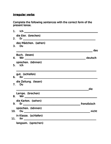 german-irregular-verbs-worksheet-teaching-resources