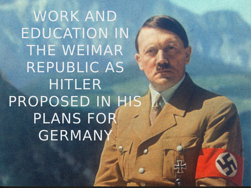 adolf hitler education history