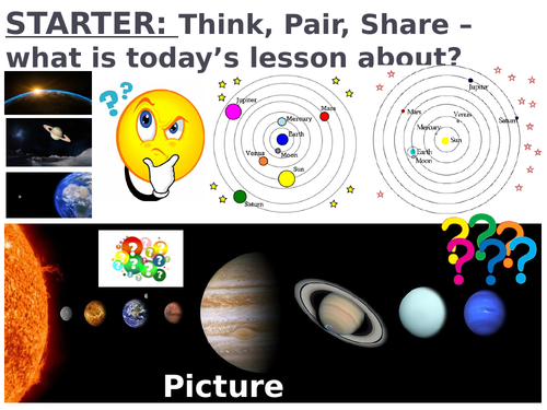 Geocentric and Heliocentric models.