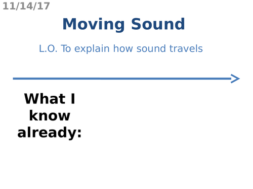 Moving Sound