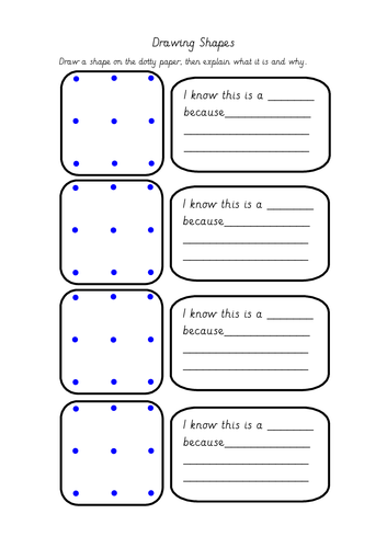 year 3 drawing 2d shapes and describing properties