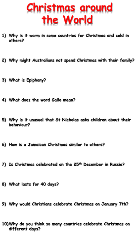 Christmas English Activities | Teaching Resources