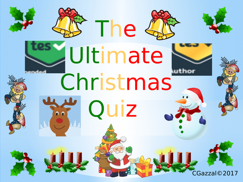 Christmas Quiz - The Ultimate Christmas Quiz | Teaching Resources