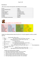 Ma famille (2)- Grammar and vocabulary revision worksheet | Teaching