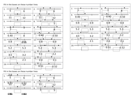 Place value - use scales to find intermediate decimal values | Teaching ...