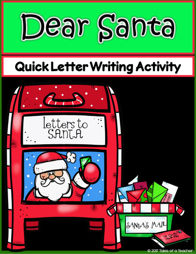 Dear Santa Letter Writing Activity