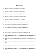 Circle Equations Worksheets | Teaching Resources