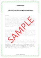 A Christmas Carol (2): English Comprehension and Activities | Teaching Resources
