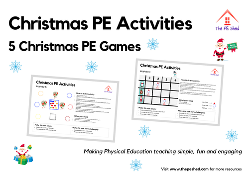 5 Christmas PE Games | Teaching Resources