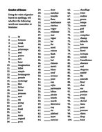 gender of nouns in french worksheet