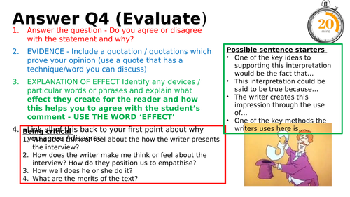 AQA English langauge paper 1 Revision 3 - Walking talking mock style ...