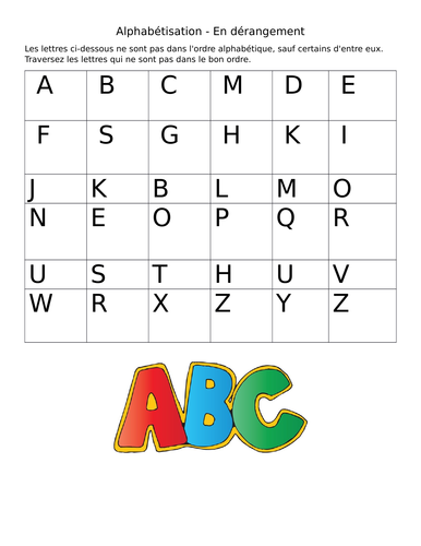 My First French Writing Alphabet Activities