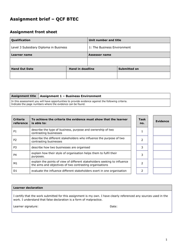 business unit set assignment