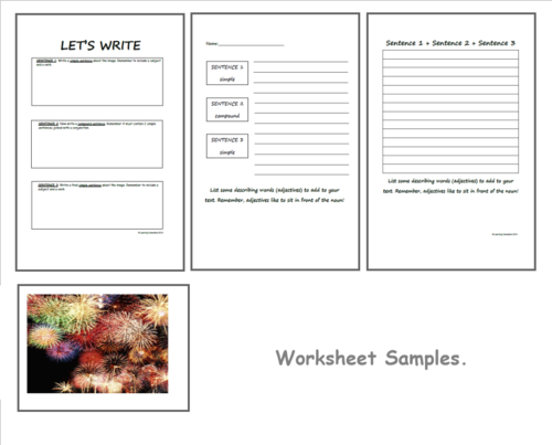 Images and Descriptive Sentence Writing - Year 1 & 2 | Teaching Resources