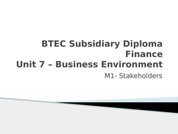 btec business unit 1 assignment 1 d1