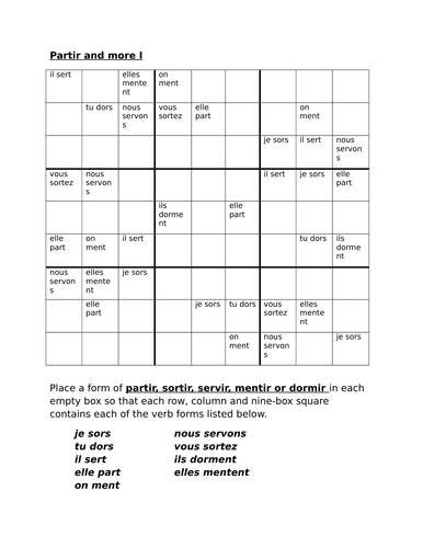 partir-french-verbs-present-tense-sudoku-teaching-resources