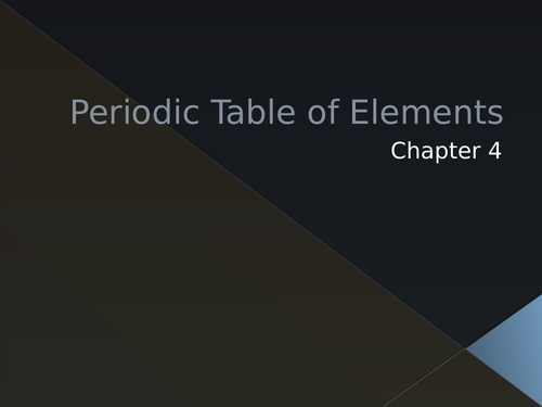 Elements of the Periodic Table Classroom Lesson Slides (Group 1,17,18 ...