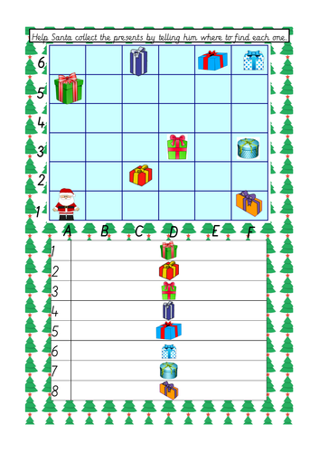 Christmas Position And Direction KS1