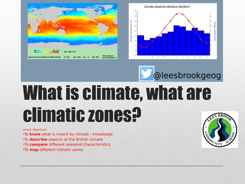 KS3 weather - L11 - climatic zones - fully resourced