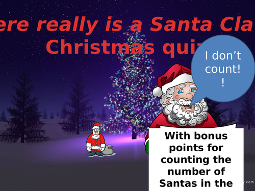 "There Really is a Santa Claus" Xmas Quiz