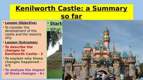 NEW OCR History A KENILWORTH CASTLE: timeline of events