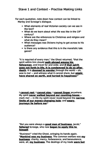 A christmas carol activities and worksheets picture