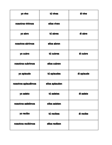 IR Verbs in Spanish Verbos IR Present tense Bingo | Teaching Resources