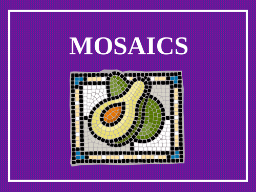 Romans 'Mosaics' DT Project