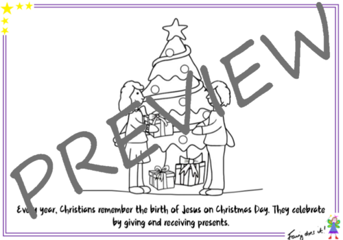 The Christmas Story colouring sheets | Teaching Resources