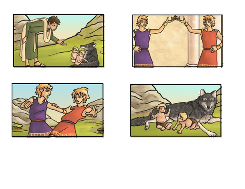 English Retelling of Romulus &amp; Remus story | Teaching Resources