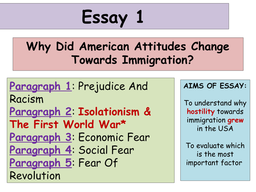 higher history usa issue 2 essay