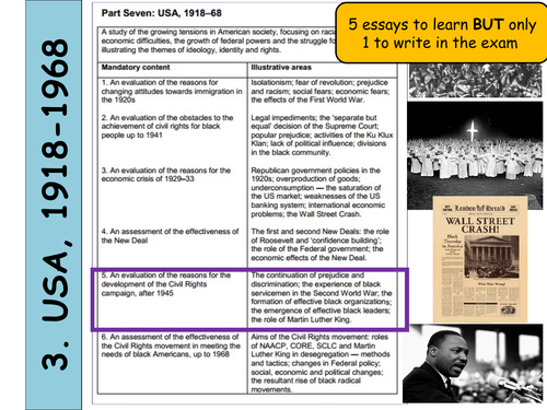 civil rights movement research paper topics