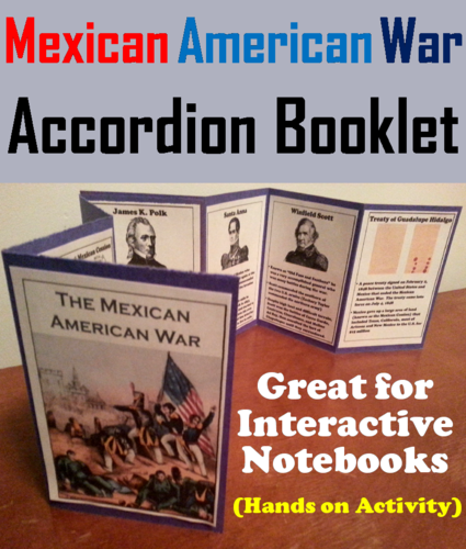 Mexican American War Accordion Booklet