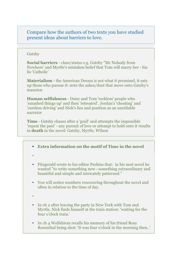 The great gatsby essay outline image