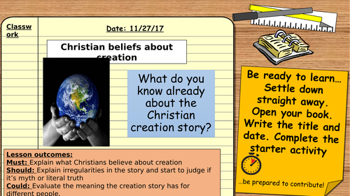AQA (9-1) GCSE Christian Beliefs: Christian beliefs about creation