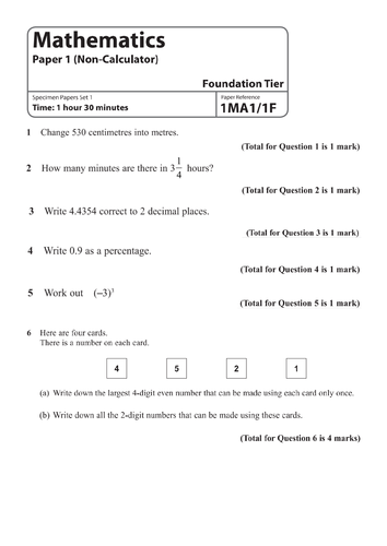 save-on-printing-gcse-maths-past-papers-foundation-9-1-a-e