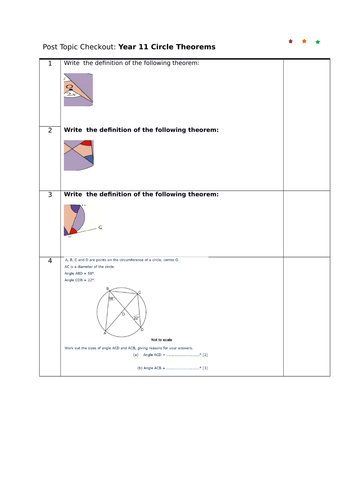 Maths Check in and check out topics | Teaching Resources