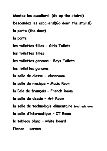 label-your-school-in-french-teaching-resources