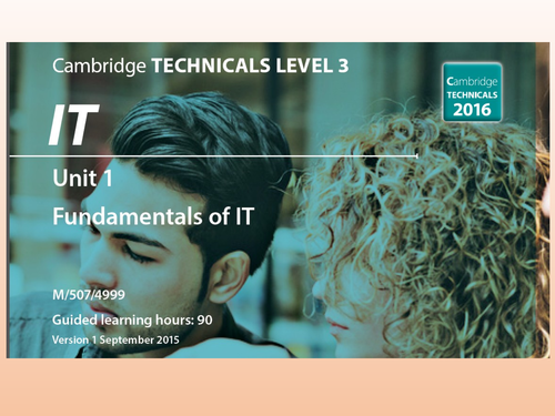 OCR Cambridge Technicals in IT - Unit 1 -3.4 - Connectivity Methods and 1.6 - Communication Hardware