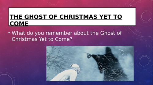 ghost of christmas yet to come tes