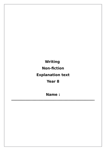 Explanation Text