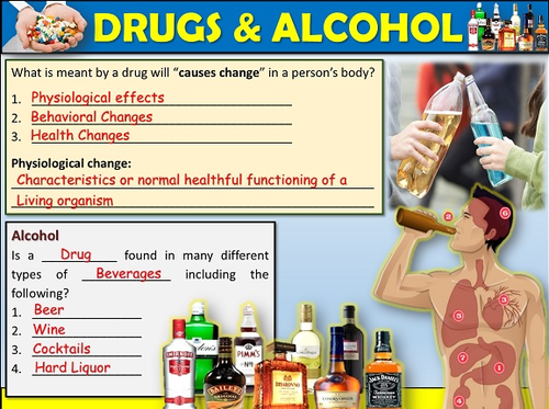 Drugs and Alcohol 3D Animated PowerPoint Teaching Resources
