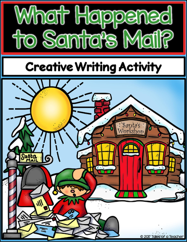 What Happened to Santa's Mail? ~ Writing Activity