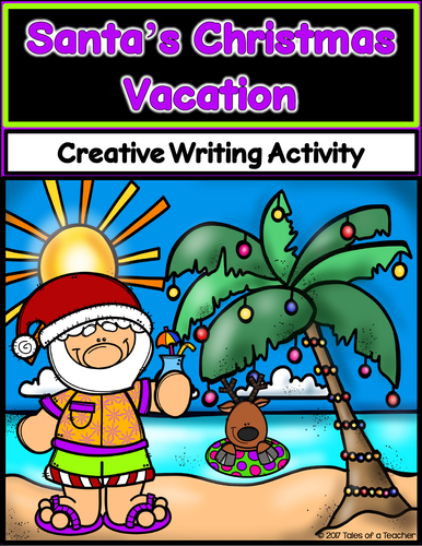 Santa's Christmas Vacation ~ Writing Activity