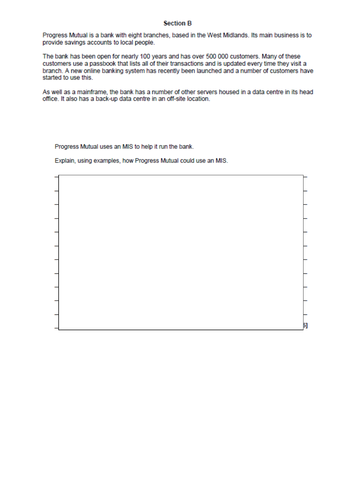 OCR Cambridge Technicals in IT - Unit 1 - 3.5 - Business Systems